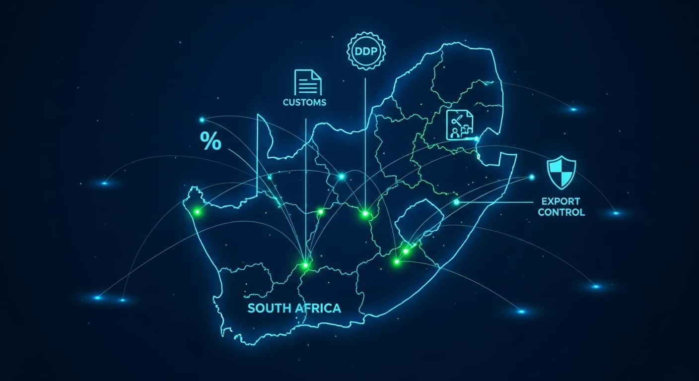 Duties, GST, HST, and DDP in South Africa